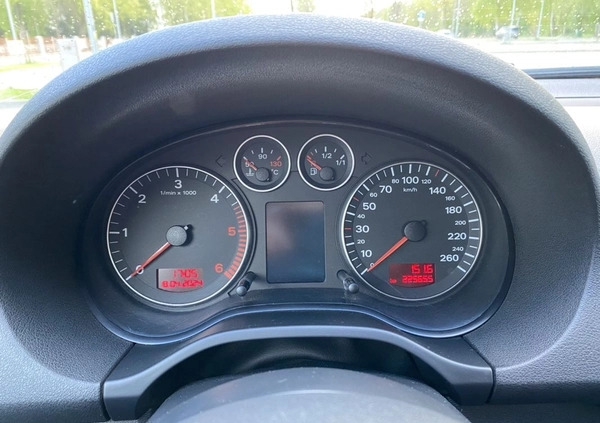 Audi A3 cena 21300 przebieg: 226000, rok produkcji 2006 z Łuków małe 191